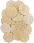 18 pcs/Set Natural Exfoliating Face Pad Loofah Sponge Facial Brush - Makeup Remover - Shower Scrubber - Remove Dead Skin - Body Bath Spa for Men & Women - Renewable Resource - Pack of 18 - size: 1 Count (Pack of 18)