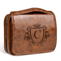 Personalized Gift from Wife 3-in-1 Hanging Travel Toiletry Bag for Men Him, Cool Valentines Easter Fathers Day Anniversary Christmas Birthday Gifts for Husband Boyfriend Light Brown C - color: Light Brown, style: C