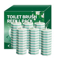 60 Count Toilet Brush Heads, Toilet Wand Refills for Clorox ，Suitable for Most Disposable Toilet Brushes. Features a Convenient snap-on Design. Both Home and Commercial use.No Falling Apart,