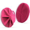 BEAUTAIL Silicone Body Scrubber, Gentle Exfoliating Shower Brush for Body | Hygienic Silicone Loofah, Easy-Grip Handle, Soft Bath Essential Scrubber for Sensitive Skin, Women, Men & Kids, 1 Pack, Rose - color: Rose 1 Pc