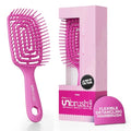 FHI Heat UNbrush Flex Detangling Brush — Ultra-Flexible, Pain-Free Hair Brush Detangler with DuoFlex Anti-Static Bristles for Removing Tangles, Massaging Scalp & Faster Styling - color: Pink