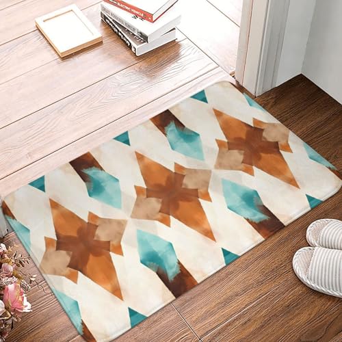 Bath Mat Country Star Burgundy Red Plaid Berry Retro Wood Quick Dry Bathroom Rugs Non Slip Absorbent Shower Flannel Rug Floor Mat for Bathroom,Bathtub,Sink,Bedroom,16"X24" - color: Cay19