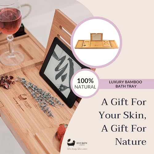 Eco Bath London Luxury Eco-Friendly Bamboo Bath Tray