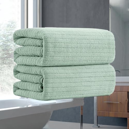 Hailea Hand Towels Set 16x31 Inches,Soft Microfibers Bathroom Towel Set 2 Pack,Highly Absorbent Quick Dry Luxury Towel Hotel Spa Gym Hand Towel Collection for Bathroom,Green - color: Green, size: 2-Piece Hand Towel