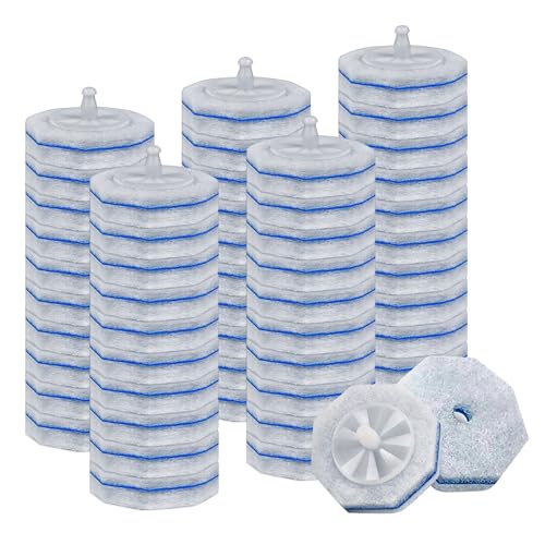 50 Pcs Disposable Toilet Bowl Wand Refills for Clorox, Upgraded Replacement Heads System Compatible with Clorox Toilet Wand Refills for Bathroom Cleaning