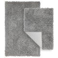 Bathroom Rugs Set 2-Piece – Extra Soft Rug, Bath & Shower Mat, Washable Rug, Floor Mats, Bath Decor, Accessories, Home Decor, Quick Dry, Non Slip Mat for Bathroom, 20"x32"+17"x24" Light Grey