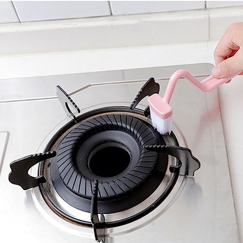 3 Pcs Plastic Curved Small Toilet Brushes Bathroom Plastic Cleaning Brushes Suitable for Cleaning Toilet Edges, Inner Rim and Corner Crevices.