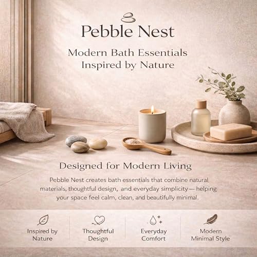 Stone Bath Mat – Diatomaceous Earth Quick Drying Non-Slip Bathroom Mat – Absorbent Diatomite Shower Mat, Durable & Easy to Clean, Modern, 23.6" x 15.3" (2 Pack White - Linea) - color: White - Linea