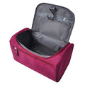Vercord Mens Toiletry Bag Wash Travel Small Shaving Dop Kit Shower Bathroom Ditty Hygiene Bag Burgundy - color: Burgundy