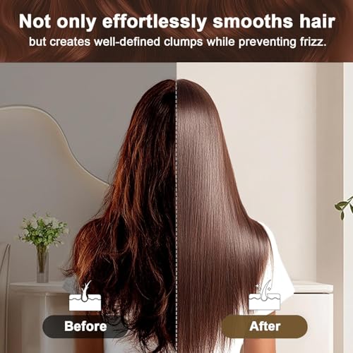 Wet Natural Boar Bristle Hair Brush for Fine Hair - A Great Gift | Smoothing Vented Detangling, Hair Texture, Gentle Scalp Feel, for Women and Men, Paddle, Frizz, Thin Hair, High Quality - color: Ivory