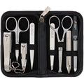 3 Swords Germany – MEN's kit - manicure pedicure beard ear ALL IN ONE - stainless steel tools - color: BLACK - MEN EDITION