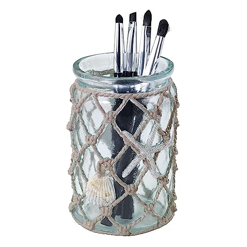 Avanti Linens - Tumbler, Resin Countertop Cup, Beach Inspired Bathroom Accessories (Seaglass Collection) - size: Tumbler