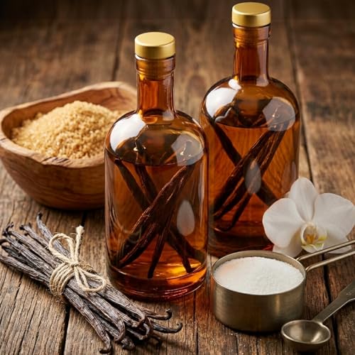 TBWIND 4 Pack 25oz/750ml Amber Glass Bottles with T-Top Corks | Airtight refillable brewing bottles. For mead, kombucha, limoncello, syrups & homemade drinks. Includes funnels & labels - color: 25oz/ 750ml, size: Amber