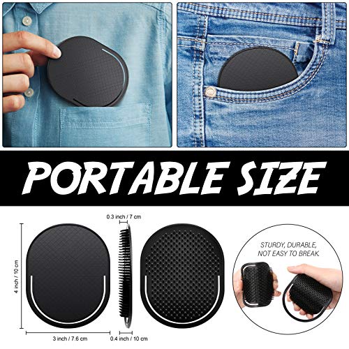 Patelai 6 Pieces Pocket Palm Combs Pocket Brush, Shampoo Brushes, Scalp Massager Hair Brush Comb for Men Travel