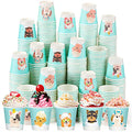 Patelai 500 Pack 3 oz Paper Cups Disposable Bathroom Small Mouthwash Animal Beverage Drinking Cups for Home, Office, Travel, Party(Bathroom Dog) - style: Bathroom Dog