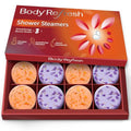 Shower Steamers Aromatherapy-8 Pack Shower Bombs with Essential Oils, Mothers Day Gifts for Mom Wife, Birthday Gifts for Women Self Care Relaxation Home SPA Teacher Appreciation Gift (Red) - color: Red