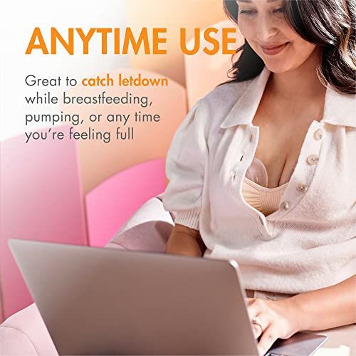 Boon Trove Silicone Manual Breast Pump - Passive Milk Collector with Plug - Hands Free Pumping for Nursing - Breastfeeding Essentials - Teal Plug - 1 Count - style: 1 Count
