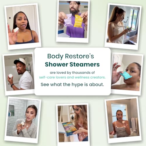 Body Restore Shower Steamers Aromatherapy 15 Pack – Fathers Day Gift for Dad, Birthday Gifts for Women & Men, Spa Stress Relief & Relaxation Self Care Gifts – Premium Tea Tree Essential Oil Tablets - color: Fresh Tea Tree 15 Pack