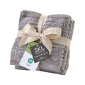SKL Home CloudSoft Cotton Luxury 4 Pc Wash Set for Bath & Gift, Gray - color: Gray, style: Wash Cloths (Set of 4)