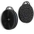 2 in 1 Silicone Body Scrubber, Anti Cellulite Massage Scrubber, Exfoliating Shower Brush for Men & Women, Removes Dead Skin, Reduces Cellulite, Improves Circulation, Fast Dry, Non Slip (1PC, Black) - color: Black, size: 1PC
