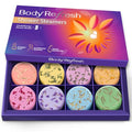 Shower Steamers Aromatherapy - 8 Pack Shower Bombs with Essential Oils, Gifts for Mom Wife, Birthday Gifts for Women Self Care Relaxation Home SPA Teacher Appreciation Gift - color: Purple