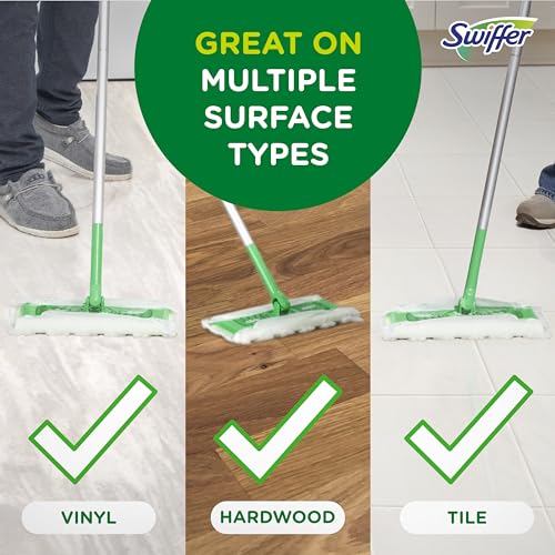 Sweep + Mop, Dry Pads Refill, Floor Cleaner for Dirt, Dust, Hair, Cleaning Cloths for Mopping Home, Bathroom, Kitchen, All Purpose Multi-Surface Floor Wipes, Heavy Duty, Pet, 32 Count (Pack of 2) - size: 32 Count (Pack of 2)