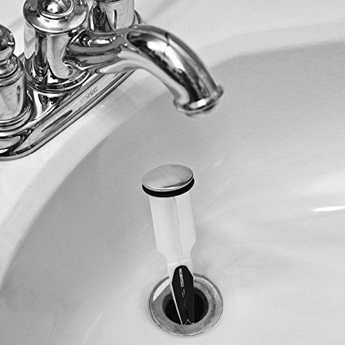 PF WaterWorks PF0250 EasyPOPUP Patented Universal Bathroom Sink Pop-Up Stopper, Easy Install/Remove Design, No Disassembly, Fits BallRod Pop-Up Drains, 5-1/2 in Tall 1.5 in. Cap Dia. Chrome - color: Chrome, size: 1.5 in. Cap Dia.