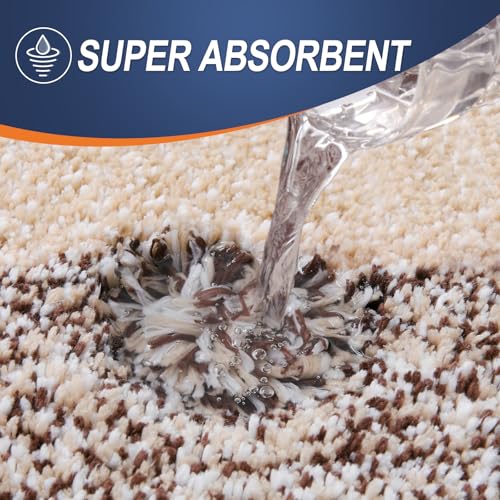 OLANLY Small Bathroom Rugs Mat 24x16, Extra Soft Absorbent Microfiber Bath Rugs, Rubber Backing, Quick Dry, Machine Washable Bath Mats for Bathroom Floor, Tub and Shower, Home Decor Accessories, Brown - color: Brown, size: 24" X 16"