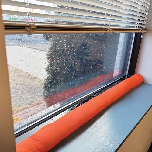Quick Dam Indoor Water Dam Flood Barrier for Leaks, Spills and Water Containment, 8ft, 1-Pack, Orange - size: 8ft