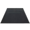 Guardian Easy Step Scraper 3X5 (33in x 58in) Indoor/Outdoor, Heavy-Duty, Solid Rubber Floor Mat,Black - size: 58"L x 33"W x 0.3"Th