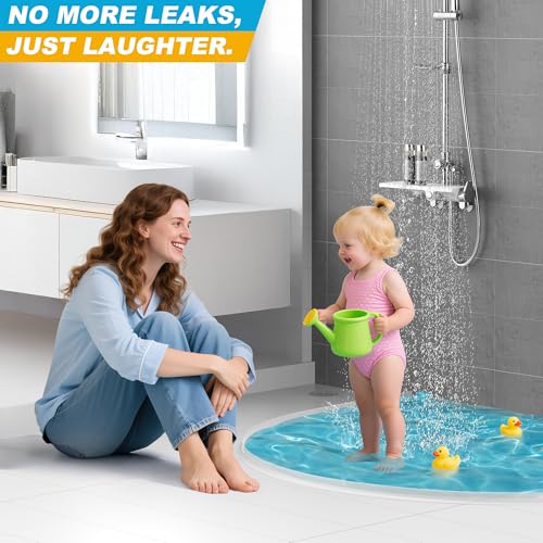 39" Shower Threshold Water Dam Silicone Shower Water Guard Collapsible Shower Door Bottom Seal Shower Splash Guard for Wet and Dry Separation - color: Transparent, style: 39 inch