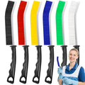6Pcs Crevice Cleaning Brushes for Household Use, Grout Cleaner Brush, Hard Bristle Groove, Gap Cleaning Tool, Suitable for Hard-to-Reach Regional Spaces（Thick）