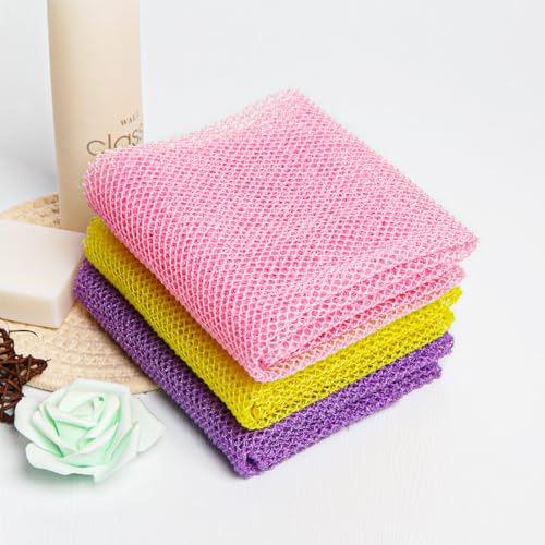 African Net Sponge African Exfoliating Net African Bath Sponge African Scrubbing Long Net Rag African Wash Net Shower Body Scrubber
