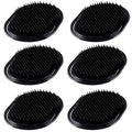 6Pcs shampoo pocket comb massage hair comb pocket palm brush comb portable hair comb beard comb creative scalp brush pocket combs for men and pets (6PA)