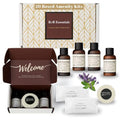 20 Display Ready Boxed Amenity Kits with Premium Hotel Toiletry Essentials - 1.5 oz Shampoo, Conditioner, Shower Gel, Lotion, 1.2 oz Guest Soap & 2 Makeup Remover Wipes - Air bnb & Vacation Rentals - style: 20 Sets (Boxed/Display Ready)