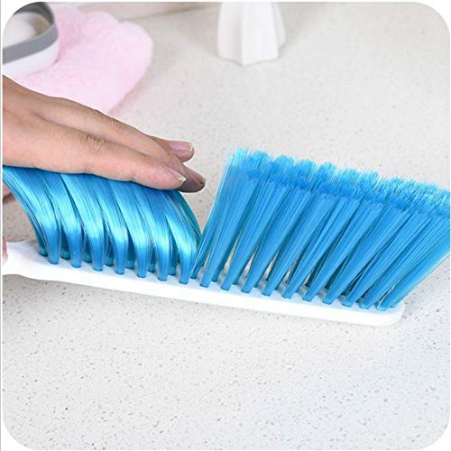 Counter Duster Bed Sheets Debris Cleanin Hand Broom Cleaning Brushes Soft Bristles Dusting Brush for Cleaning Car/Bed/Couch/Draft/Garden/Furniture/Clothes,3PCS - color: Red and Green Orchid