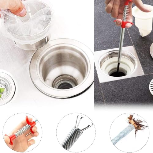 76 inch Drain Snake Flexible Grabber Claw – Toilet Snake Drain Claw for Clog Remover & Pick Up Small Items - color: 76inch