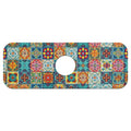 Faucet Fast Absorbent Pad - Retro Mosaic Bohemian Style Drying Pad, Suitable For Kitchen, Bathroom, Island And Other Scenes - color: Retro mosaic bohemian style