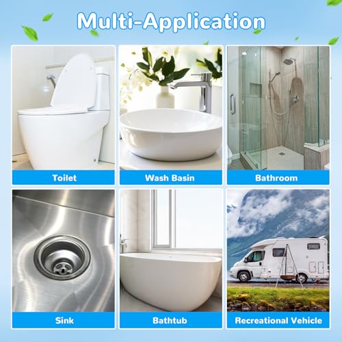 Effacera 36 Refills Disposable Toilet Bowl Paper Bulk Toilet Fresh Flushable Refills for Bathroom Brush Accessories Supplies Starter Kit (Ocean Scent) - color: Blue - 36 Refills (Ocean Scent)