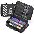 Segbeauty Barber Carrying Case, Stylist Tool Storage Bag for Clippers Scissor Clips Trimmer Grooming Kit, Hair Styling Accessories Organizer, Portable Travel Professional Hair Salon Equipment