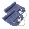 Evridwear Exfoliating Back Scrubber for Shower, Back Washer for Men Women | Loofah with Handle, Extended Length, Stretchable, Deep Cleansing for Hard-to-Reach Areas, Skin Massage (Blue+Blue) - size: Blue + Blue Back Scrubber