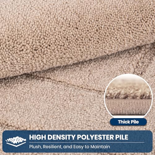 PURRUGS Machine Washable Kitchen Rug 24" x 35.5", Non-Slip/Skid Kitchen Runner Rugs & Floor Mats, Super Absorbent Soft Standing Mats for Kitchen, Sink & Laundry, Beige - color: Beige, size: 24" X 35.5"