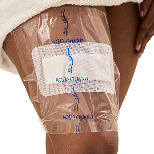 TIDI 50011-CSE AquaGuard Sheet – 10” x 12” – (Area of Coverage: 8.5” x 9.75”) – Shower Protection Sheet – Self-Adhesive Moisture Barrier – Wound Cover for Showering – 98 Sheets – Home Medical Supplies - size: 10" x 12", style: Case of 98 Sheets