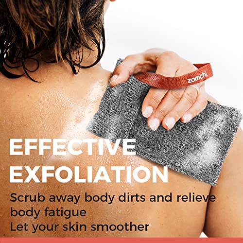 ZOMCHI Soap Saver Bags for Bar Soap, 2 Pack, Deep Texture Grey | Nylon Mesh Helps Create Rich Lather, Hanging Loop, Quick Drying Design, Roomy Pouch For Bath And Shower Routines - style: Deep Exfoliating
