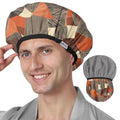 Years calm Shower Cap for Men, Waterproof Reusable Hair Cap with Dual-Layer Design, Reversible Double-Sided Use, Stretchable Elastic Band, Comfortable Fit for Shower, Gym, Hair Care & Travel - color: Red and gray