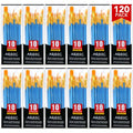 AROIC Acrylic Paint Brush Set, 12pack/120pcs Nylon Hair Paint Brushes, for Oil Painting Rock Body Painting, Artist Amateur Craft Paint Brushes Supplies, Children Adult Painting Small Paint Brush Set. - size: 120pcs