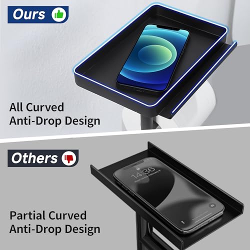 Toilet Paper Stand - Extra Heavy Duty Marble Base Toilet Paper Holder Stand, - color: Marble White