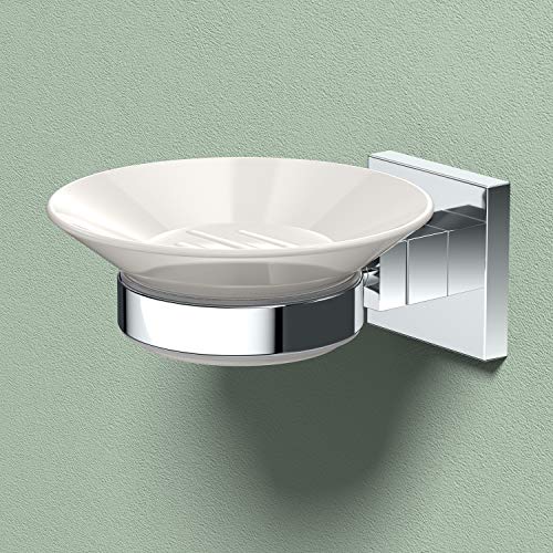 Gatco 1942 Elevate Soap Dish Holder, Chrome - color: Silver, style: Elevate