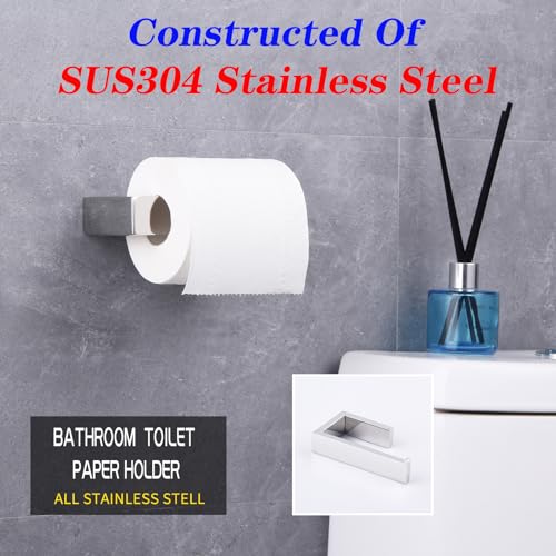 GERZWY Polished Stainless Steel Toilet Paper Holder Paper Towel Dispenser Tissue Roll Hanger Wall Mounted HG1718-JG - color: Polished