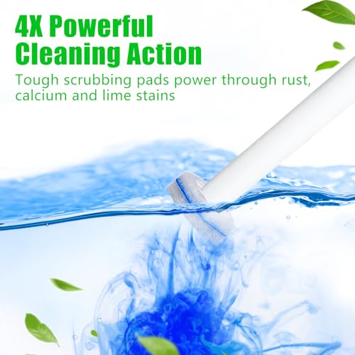 40 Count Toilet Bowl Wand Refills for Clorox, 4X Cleaning Power Toilet Bowl Cleaner Refill Pads for Clorox Wand System, Disposable Toilet Brush for Bathroom Cleaning - size: 1 Count (Pack of 40)
